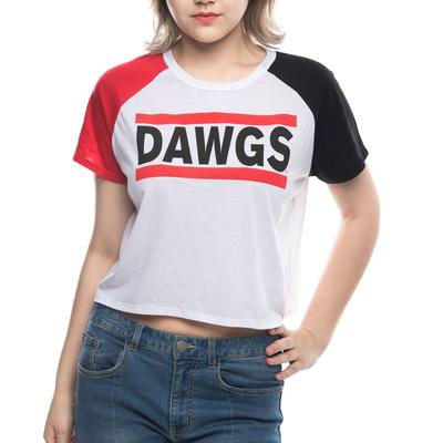 Georgia Zoozatz Women's Run Crop Tee