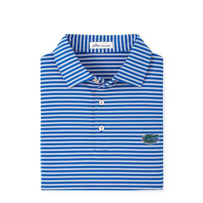 Florida Men's Peter Millar Mills Stripe Jersey Polo