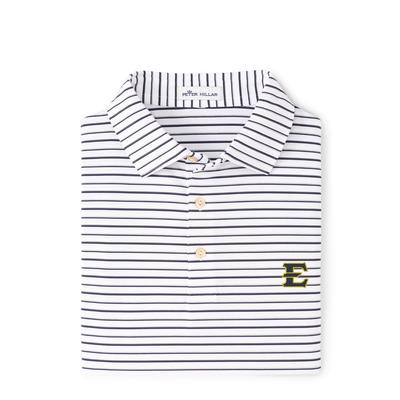 ETSU Peter Millar Wiggs Stripe Stretch Polo