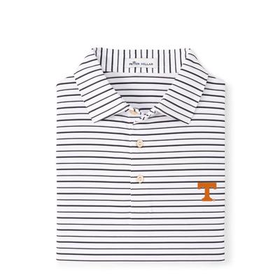 Tennessee Peter Millar Wiggs Stripe Stretch Polo