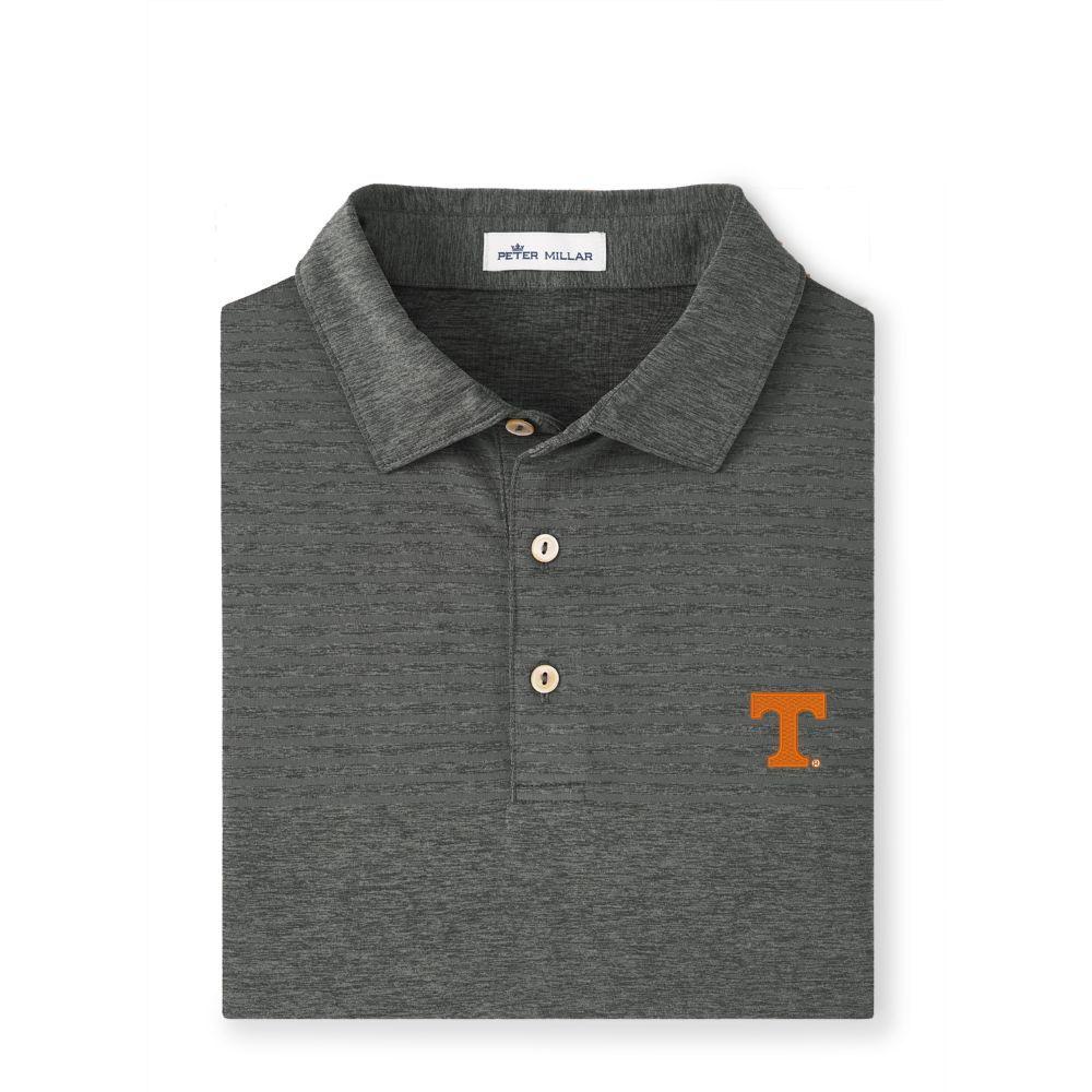 Vols | Tennessee Peter Millar Engineered Stripe Polo | Alumni Hall