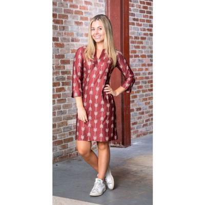 Garnet and Gold Katway Vero Print Dress
