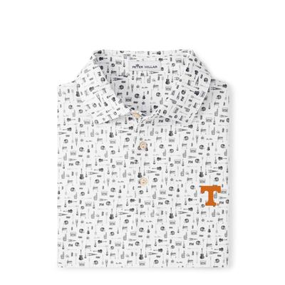 Tennessee Peter Millar Landmark Printed Polo