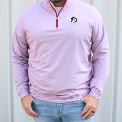 Florida State Peter Millar Perth Stripe Stretch 1/4 Zip