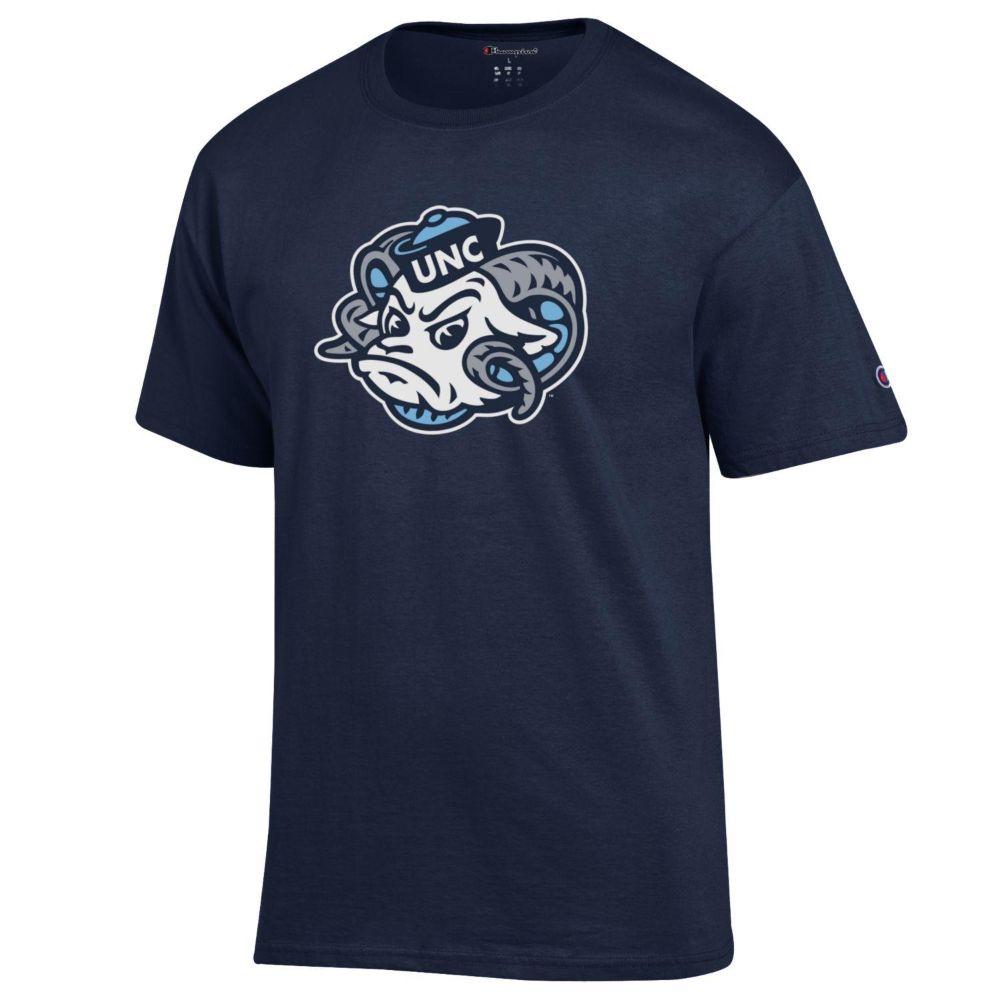 UNC | UNC Champion Secondary Ram Head Tee | Alumni Hall