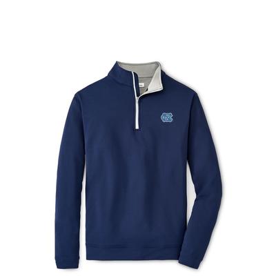 UNC Peter Millar Perth Stretch 1/4 Zip