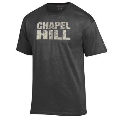 UNC Champion Town Map Lettering Chapel Hill Tee