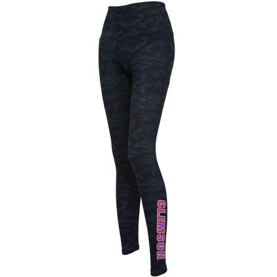 Clemson Zoozatz Women's Dedication Camo Leggings