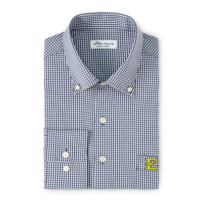 ETSU Peter Millar Gingham Stretch Woven Shirt