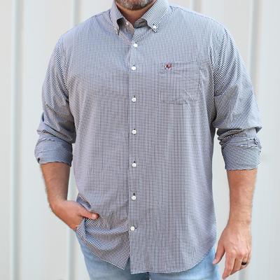 Georgia Peter Millar Gingham Stretch Woven Shirt