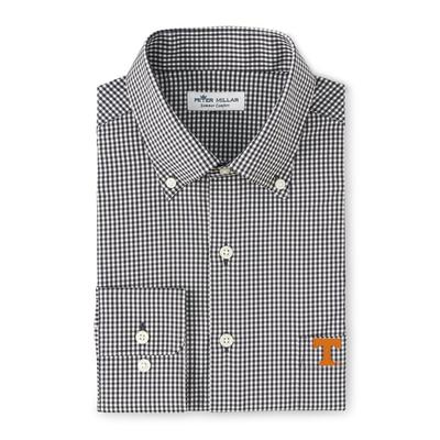 Tennessee Peter Millar Gingham Stretch Woven Shirt