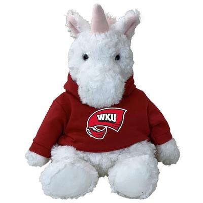 Western Kentucky 13 Inch Cuddle Buddie Plush Unicorn