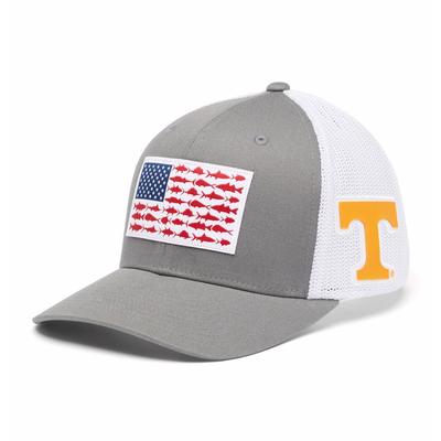 Tennessee Columbia PFG Fish Flag Mesh Hat