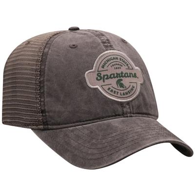 Michigan State Top of the World Ominous Patch Trucker Hat