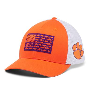 Clemson Columbia PFG Fish Flag Mesh Hat