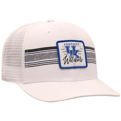 Kentucky Top of the World Retro Striped Patch Mesh Hat