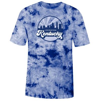 Kentucky Women's Tie Dye Crystal Wash Short Sleeve Tee