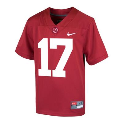 Alabama Nike Toddler #17 Replica Football Jersey