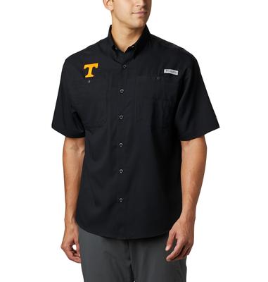 Tennessee Men's Columbia Tamiami Short Sleeve Shirt - Tall Sizing