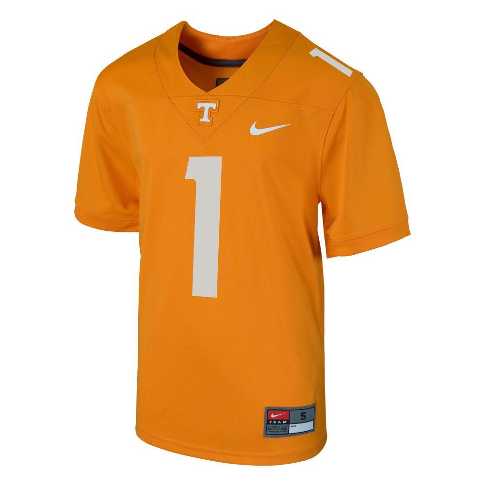 Vols | Tennessee Nike Youth #1 Replica Football Jersey | Alumni Hall