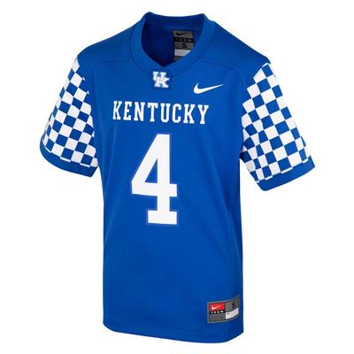 Kentucky Nike Youth #4 Replica Football Jersey