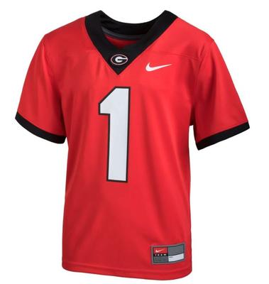 Georgia Nike Kid's #1 Replica Football Jersey