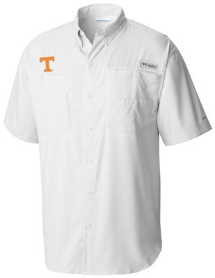 Tennessee Men's Columbia Tamiami Short Sleeve Shirt - Big Sizing
