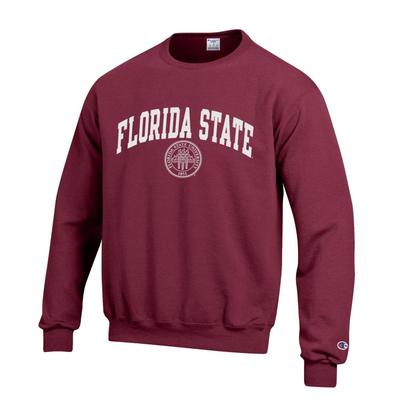 Florida State Champion Fleece Screen Print Seal Crew