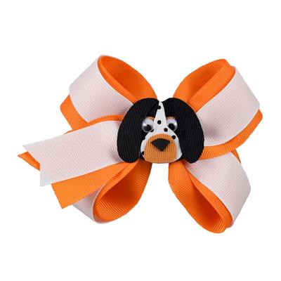 Orange & White Layered Fluff
