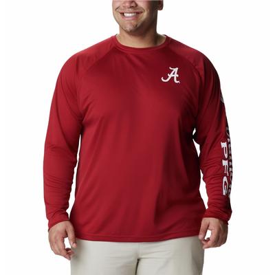 Alabama Columbia Men's Terminal Tackle Long Sleeve Shirt - Big Sizing