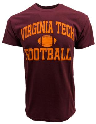 Virginia Tech Basic Football T-Shirt
