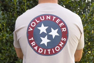 Tennessee Volunteer Traditions Tri-Star Oatmeal Pocket Tee