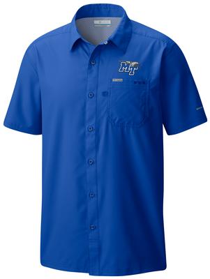 MTSU Men's Columbia Slack Tide Woven Shirt