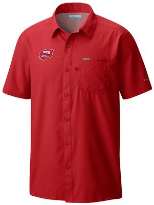 Western Kentucky Men's Columbia Slack Tide Woven Shirt