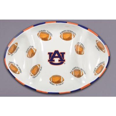 Auburn Magnolia Lane Football Platter