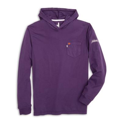 Clemson Johnnie-O Men's Eller Long Sleeve Hooded Tee