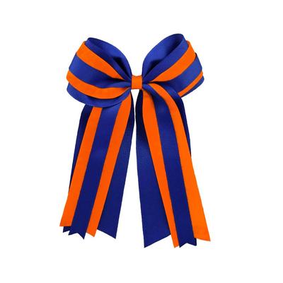 Blue & Orange Layered Ponytail Holder