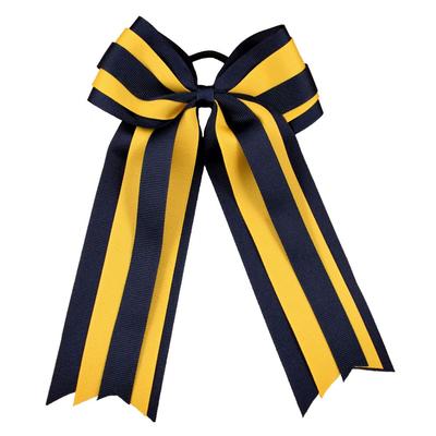 Navy & Gold Layered Ponytail Holder