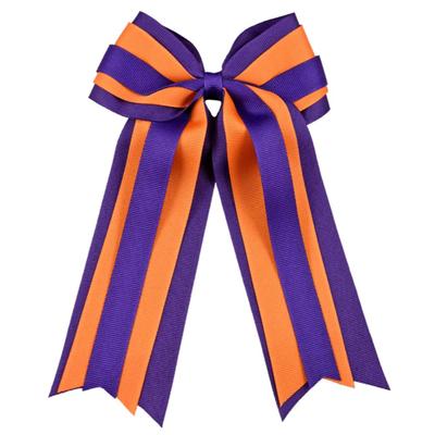 Orange & Purple Layered Ponytail Holder