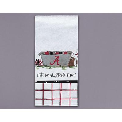 Alabama Magnolia Lane Eat, Drink, Go Vols Hand Towel