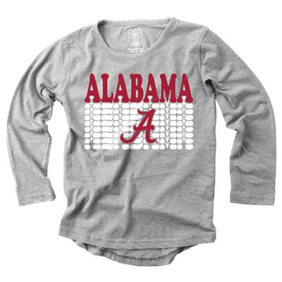 Alabama Girl's Burnout Long Sleeve Tee