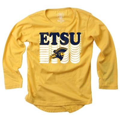 ETSU Girl's Burnout Long Sleeve Tee
