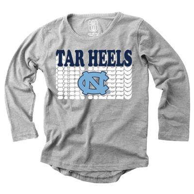 UNC Youth Burnout Long Sleeve Tee