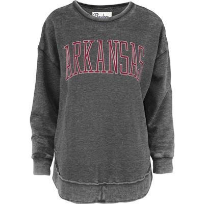 Arkansas Pressbox Bell Lap Vintage Wash Sweatshirt