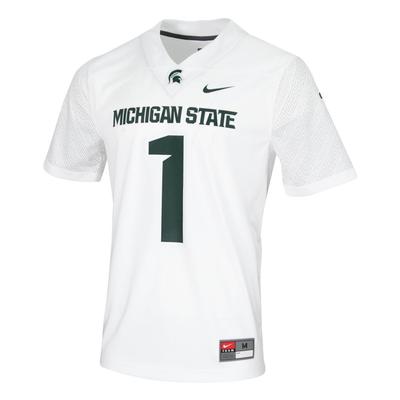 Michigan State Nike #1 Replica Football Jersey