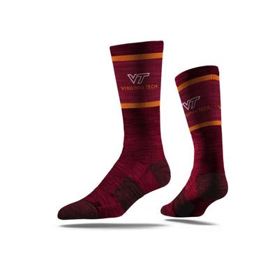 Virginia Tech Strideline Classic Crew Socks