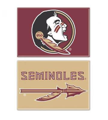 Florida State 2 pk Rectangle Fridge Magnets