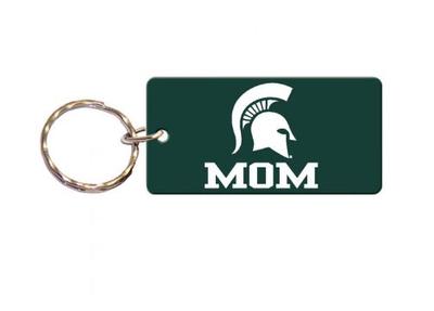 Michigan State Mom Key Chain