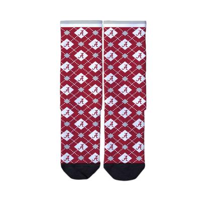 Alabama Strideline Full Sublimated Crew Socks