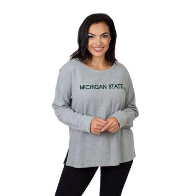 Michigan State University Girls Women's Ribbed Pullover